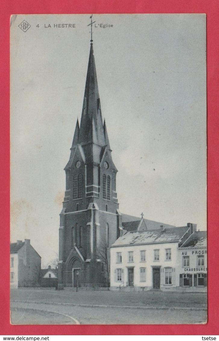 La Hestre - L'Eglise - S.B.P. - 1909 ( Voir Verso ) - Manage