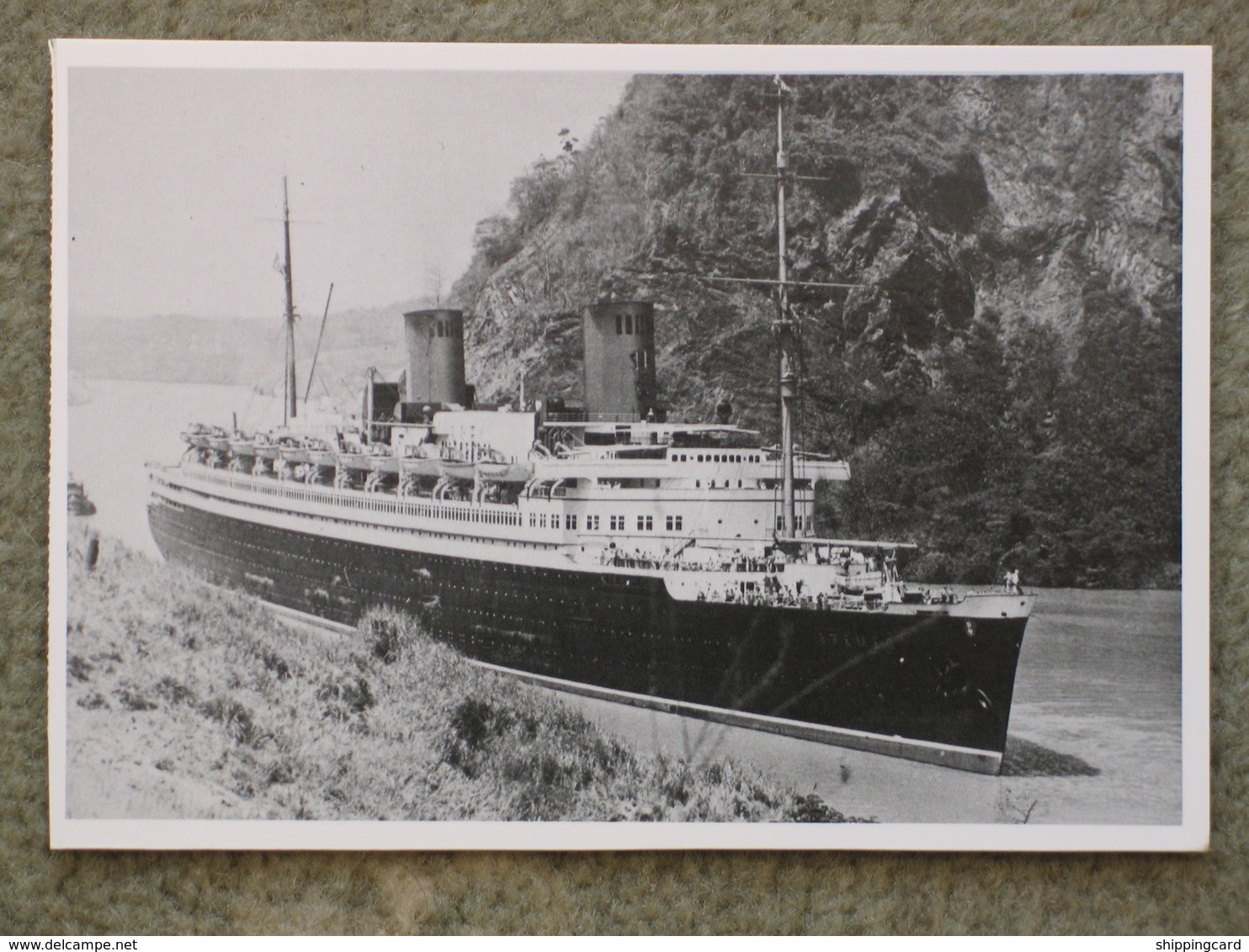 NDL BREMEN IN PANAMA CANAL - MODERN CARD - Steamers