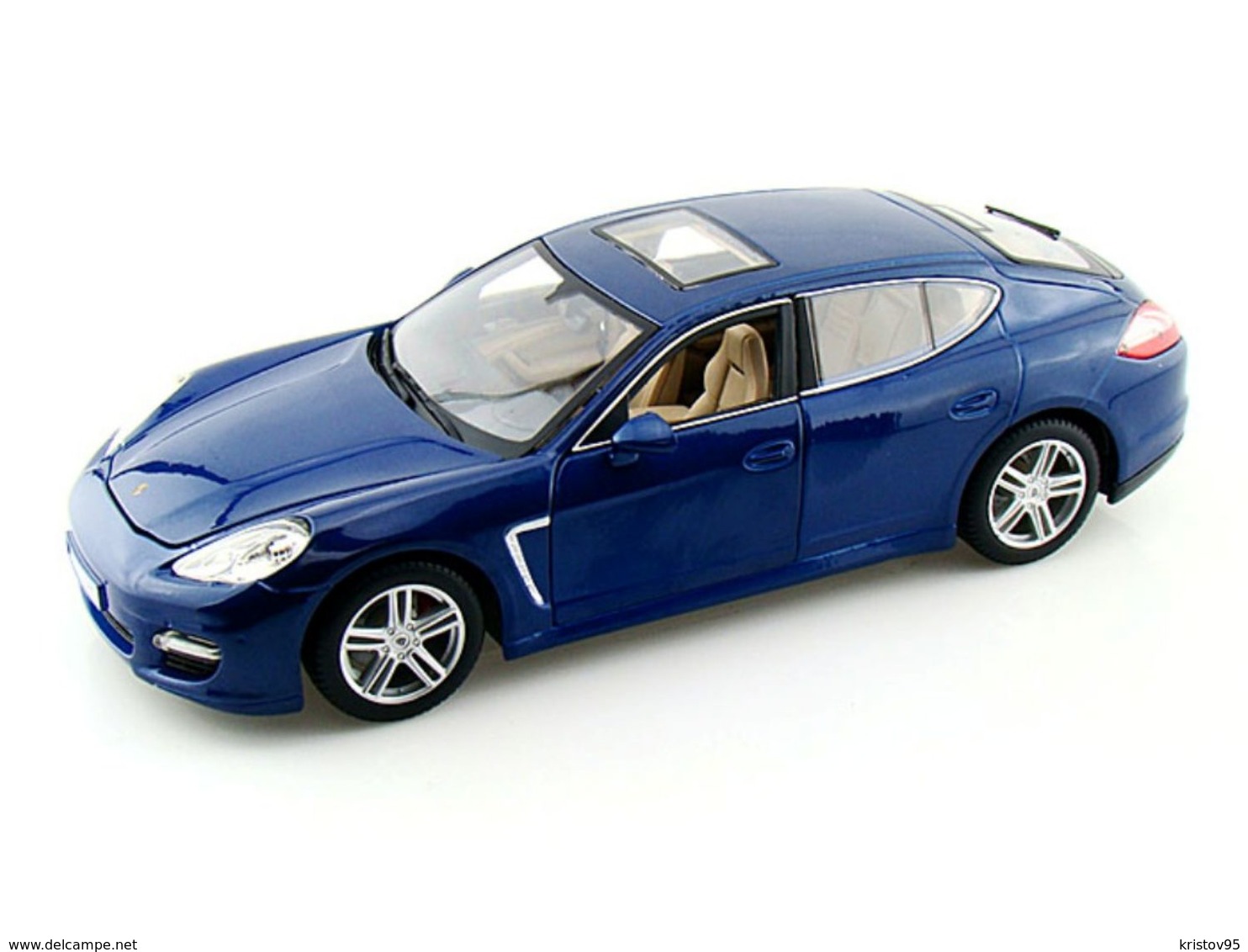 PORSCHE PANAMERA TURBO 2009 BLEU MAISTO 36197 1/18 1:18 ROAD BLUE METALLIC BLAU - Maisto