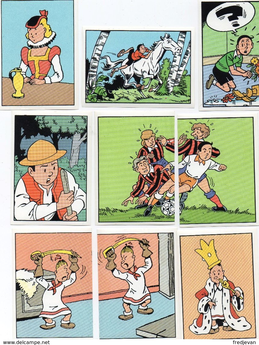 Lot Van 9 Stickers - Suske En Wiske / Bob Et Bobette / 1995 - Suske & Wiske