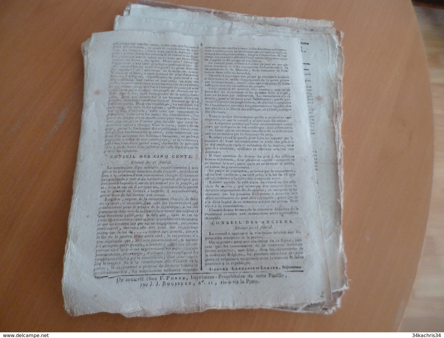 Journal Révolution Le Messager Du Soir Gazette Générale De L'Europe 18/05/1797 5/05/1797 N°228 USA Hongrie Suisse France - 1800 - 1849