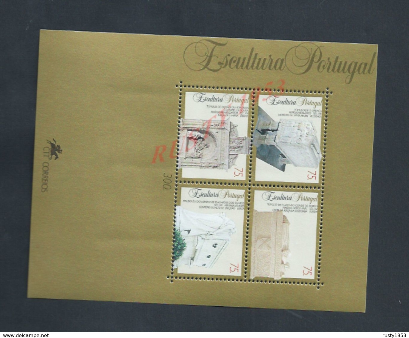 PORTUGAL BLOC  DE 4 TIMBRES  ** : - Carnets