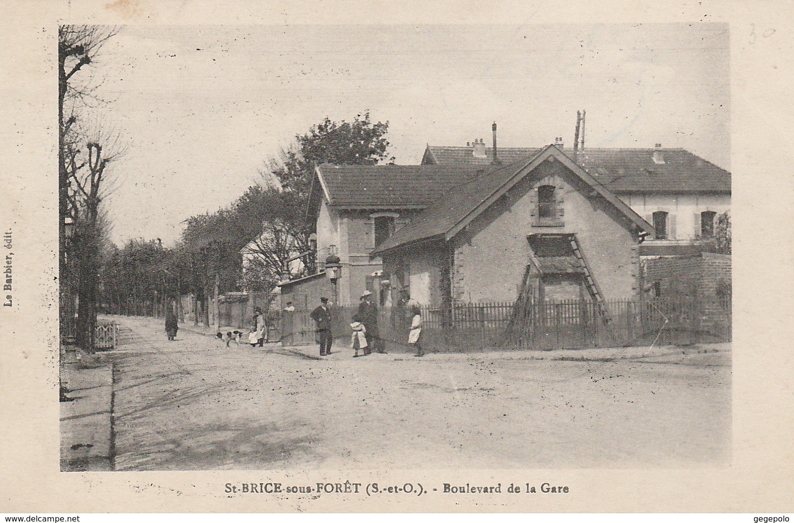 SAINT BRICE Sous FORET - Boulevard De La Gare ( Carte écrite De Pontcelles ) - Saint-Brice-sous-Forêt