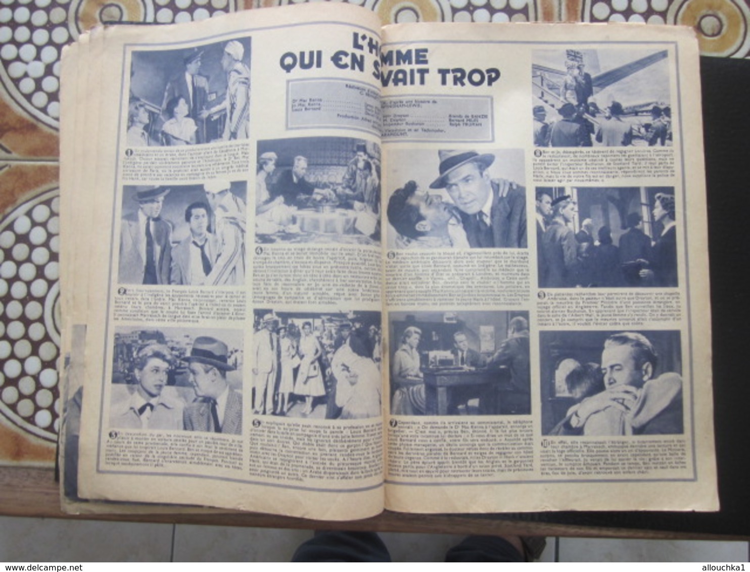 8-7-1957" CLUB DE FEMMES"Nicole COURCEL-Y. DESNY-TRINTIGNANT-RALPH HABIB-Photos Revue Cinéma"MON FILM"Art Photographique - Cinéma/Télévision