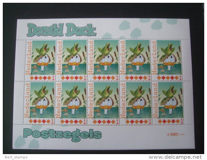 Disney Nederland, Netherlands Nice Sheet Donald Duck Figures MNH (strip Figuren) 19 - Disney