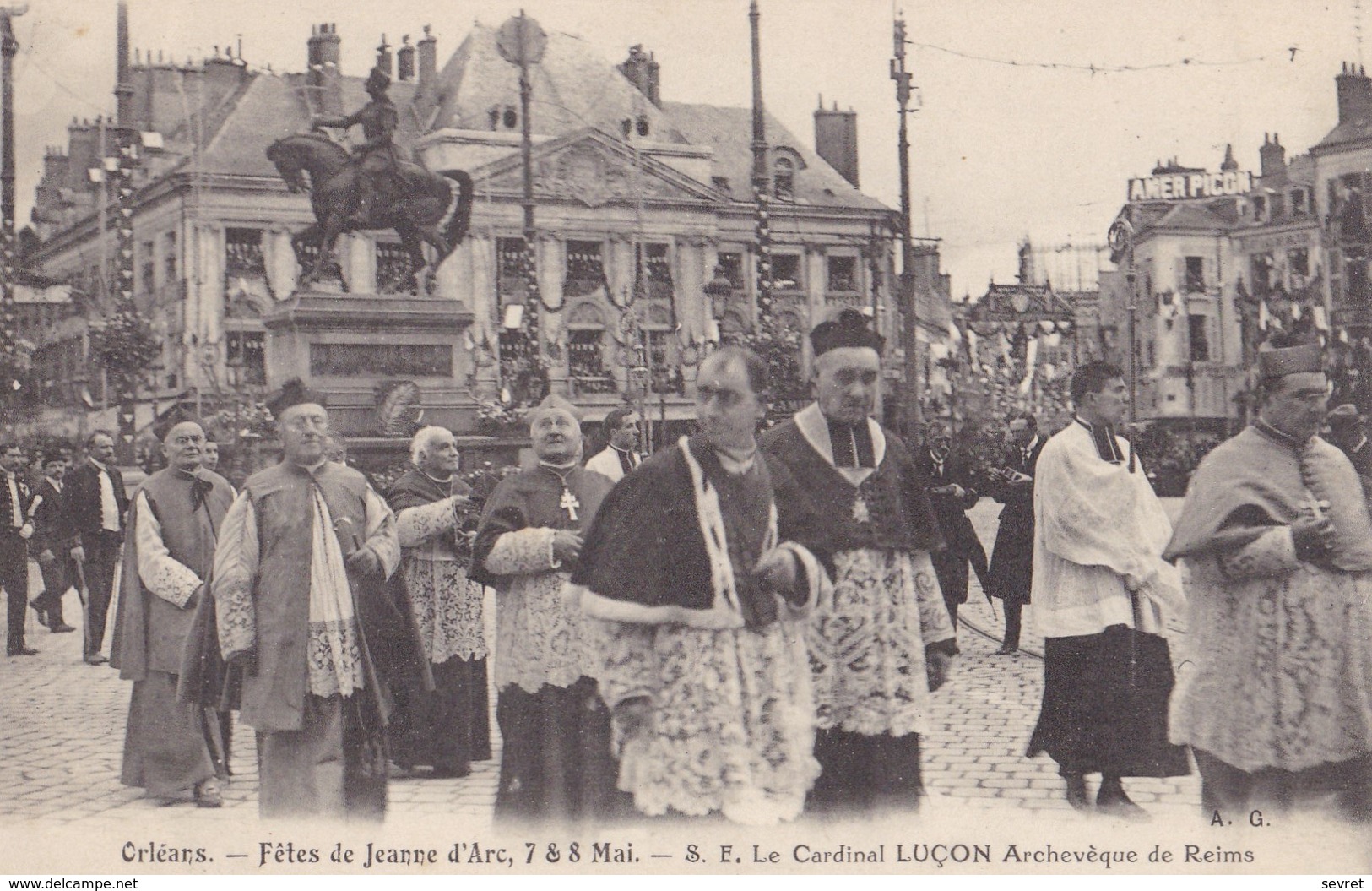 ORLEANS. - Fêtes De Jeanne D'Arc. - Le Cardinal LUCON Archevêque De Reims - Orleans