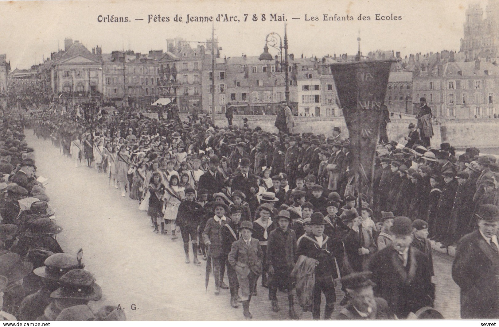 ORLEANS. - Fêtes De Jeanne D'Arc. - Les Enfants Des Ecoles - Orleans