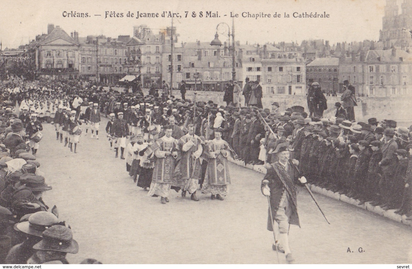 ORLEANS. - Fêtes De Jeanne D'Arc. - Le Chapitre De La Cathédrale - Orleans