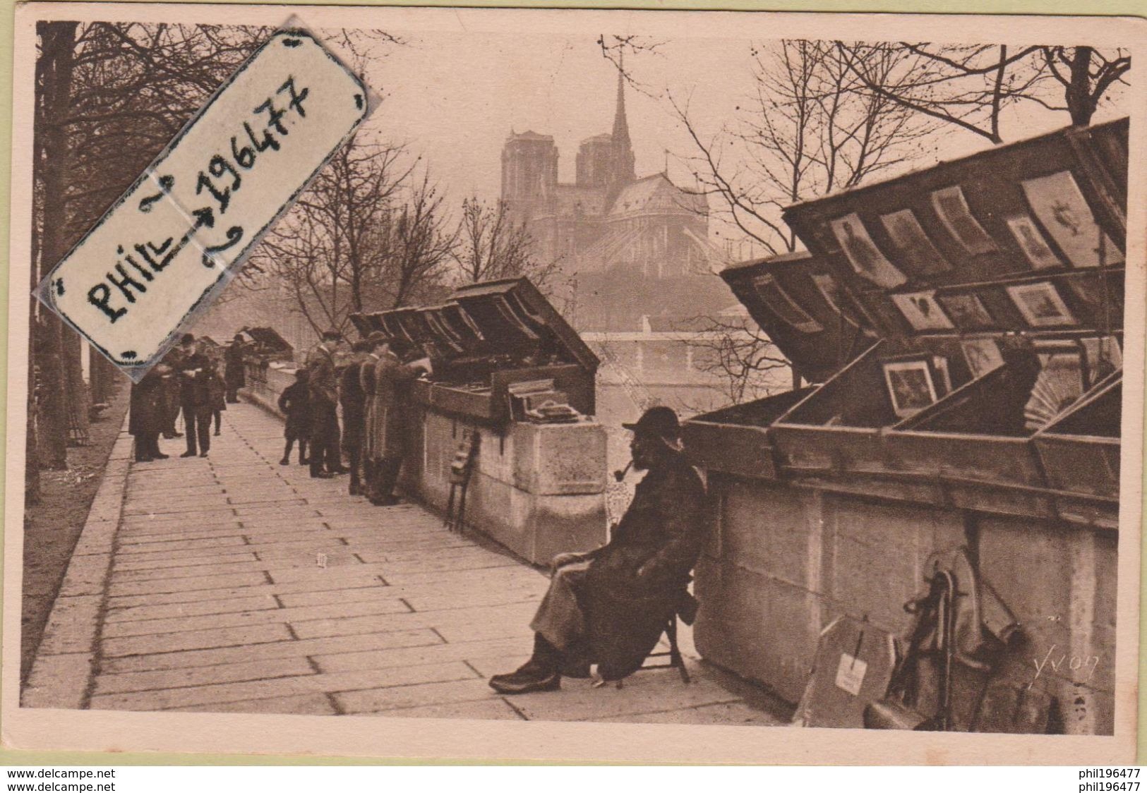 75 Paris - Cpa / Les Bouquinistes Du Quai De La Tournelle. - Le Anse Della Senna