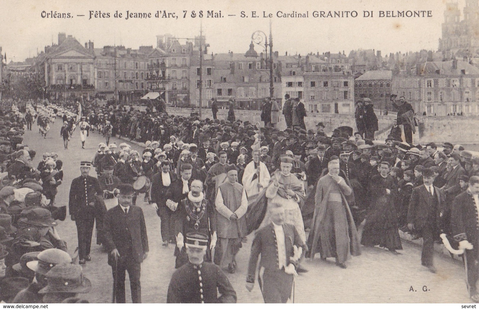 ORLEANS. - Fêtes De Jeanne D'Arc. - S. E. Le Cardinal GRANITO DI BELMONTE - Orleans