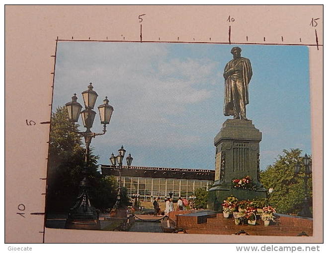 The Monument To A S. Pushkin - USSR - Non Viaggiata - (3403) - Russia