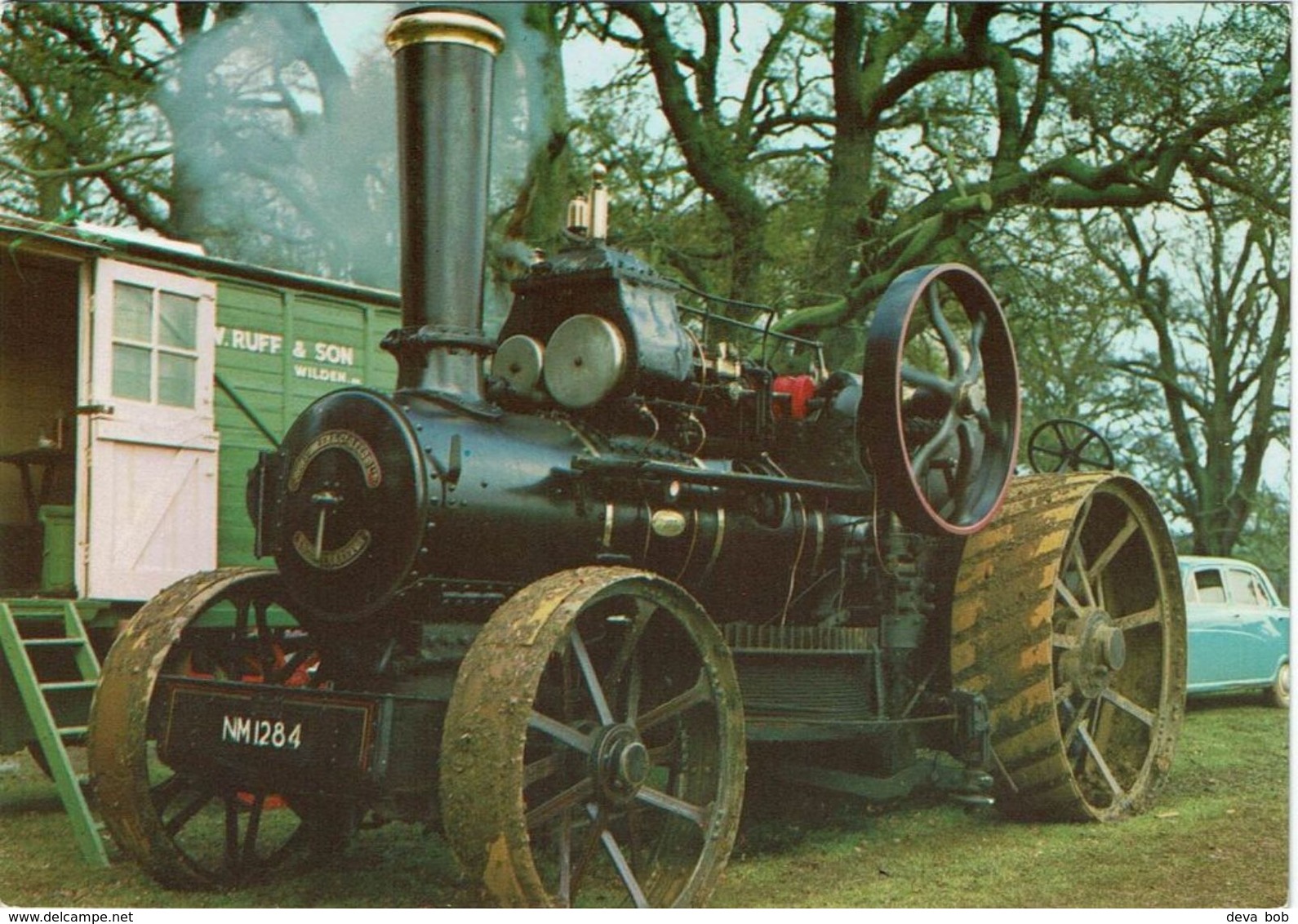 Railway Postcard Fowler Ploughing Engine 16NHP Prince NM1284 - Other & Unclassified