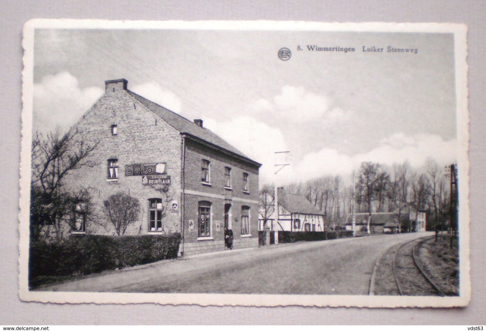 WIMMERTINGEN Luiker Steenweg Tramspoor Winkel Commerce Voie De Tram - Pub Margarine Solo Chicorei De Beukelaer / Hasselt - Hasselt