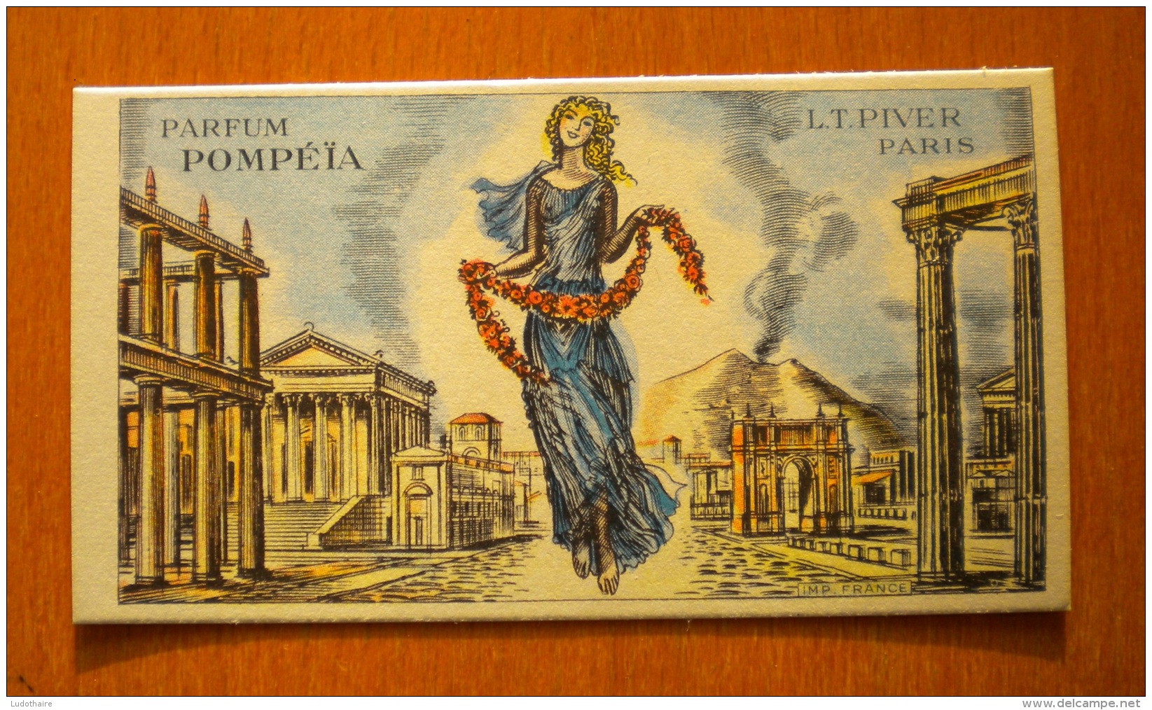 Carte Parfumée L.T. Piver, Pompéïa - Anciennes (jusque 1960)