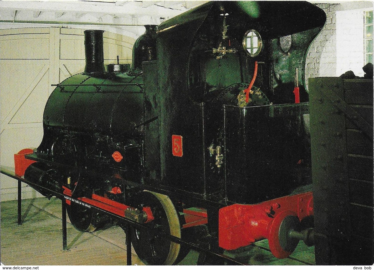 Railway Postcard Coalbrookdale Co Loco No.5 0-4-0ST Ironbridge Gorge Museum - Treinen