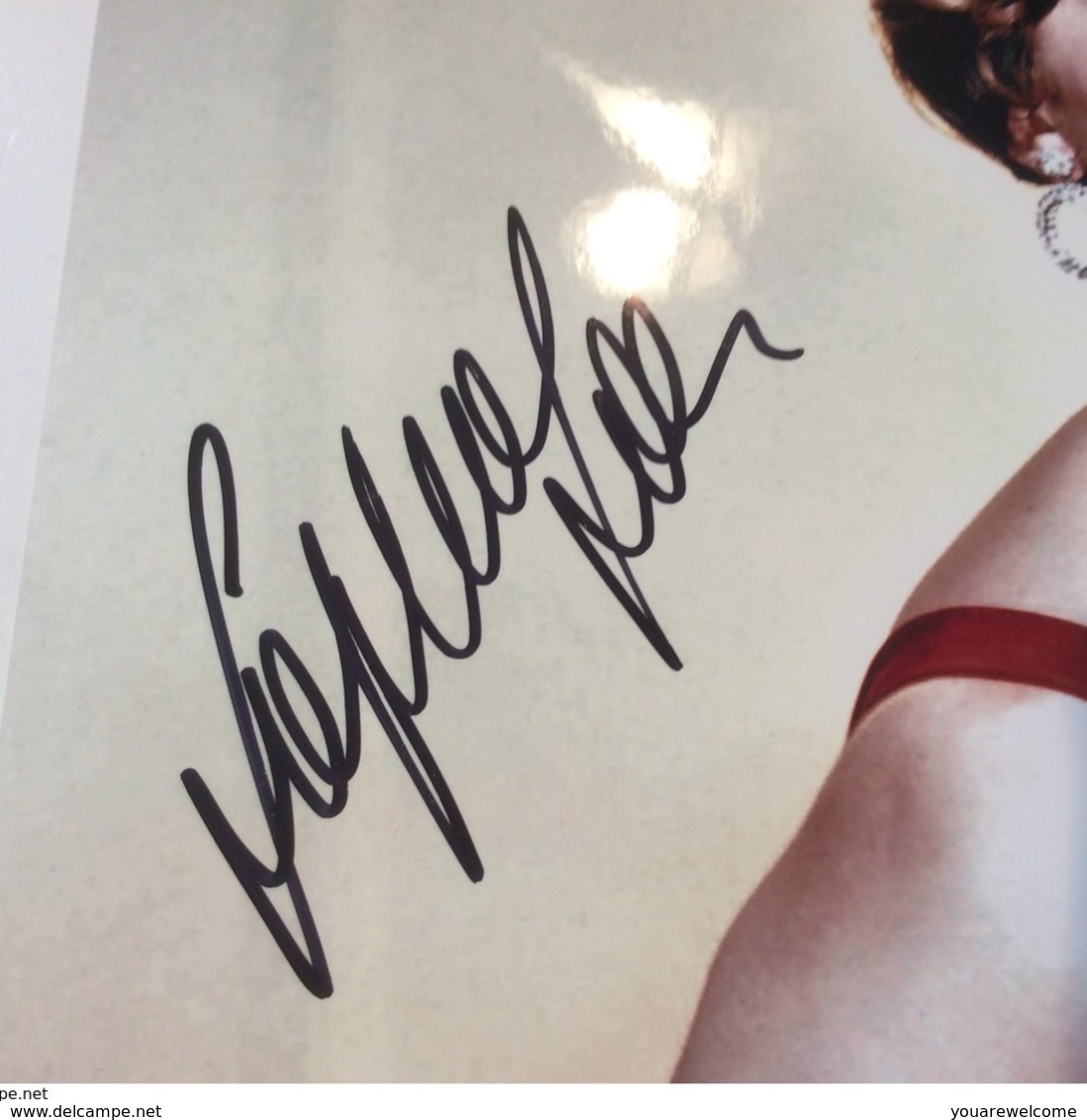 SOFIA LOREN Original Signed Autograph Photo: Italian Cinema Film Actress (autographe Actrice Italie - Sonstige & Ohne Zuordnung