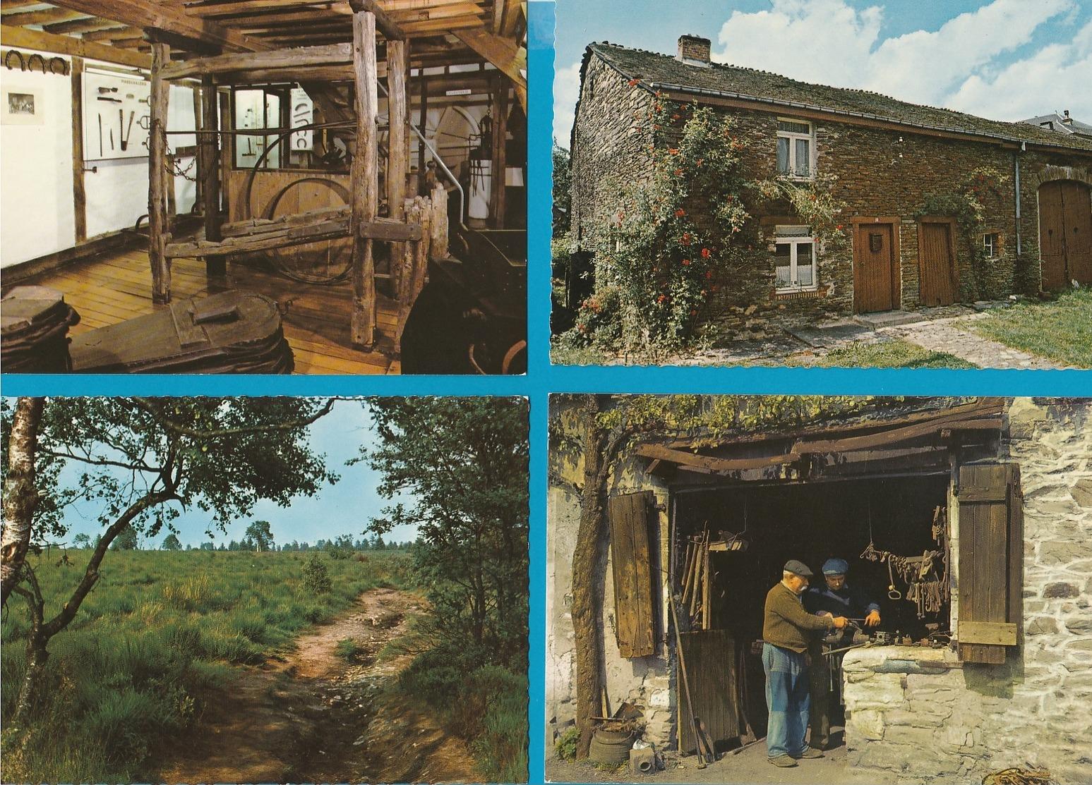 BELGIË De Ardennen, Lot van 60 postkaarten, Cartes Postales