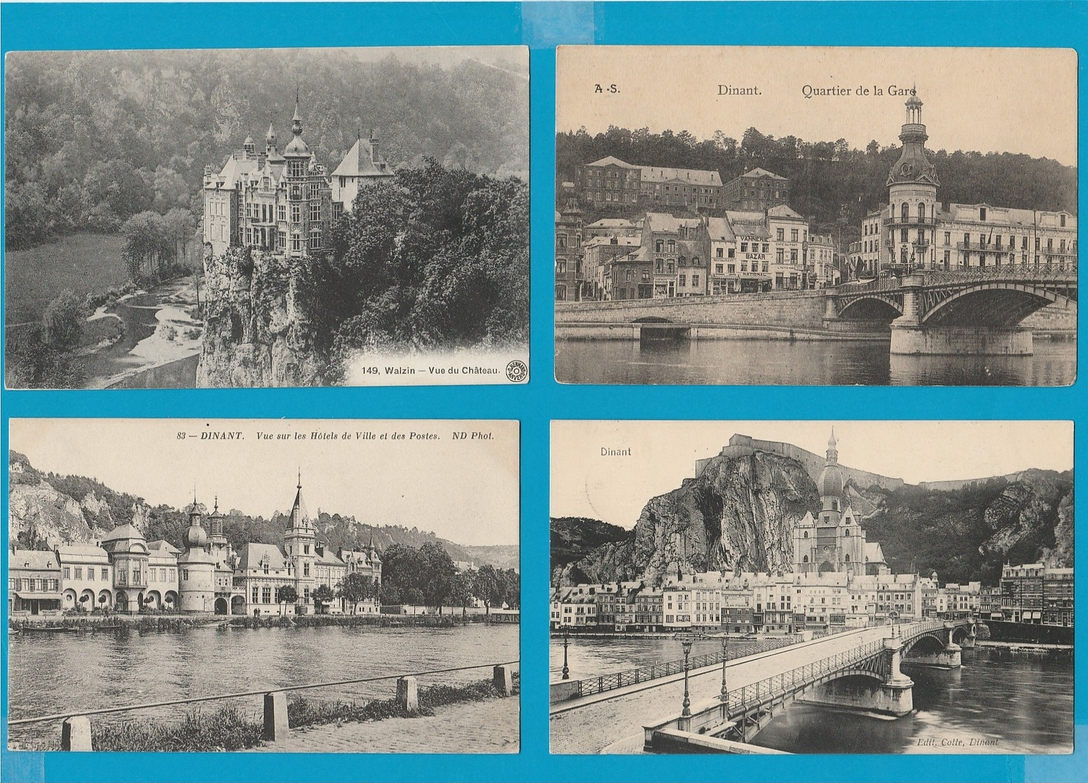 DINANT Lot Van 60 Postkaarten - 5 - 99 Cartes