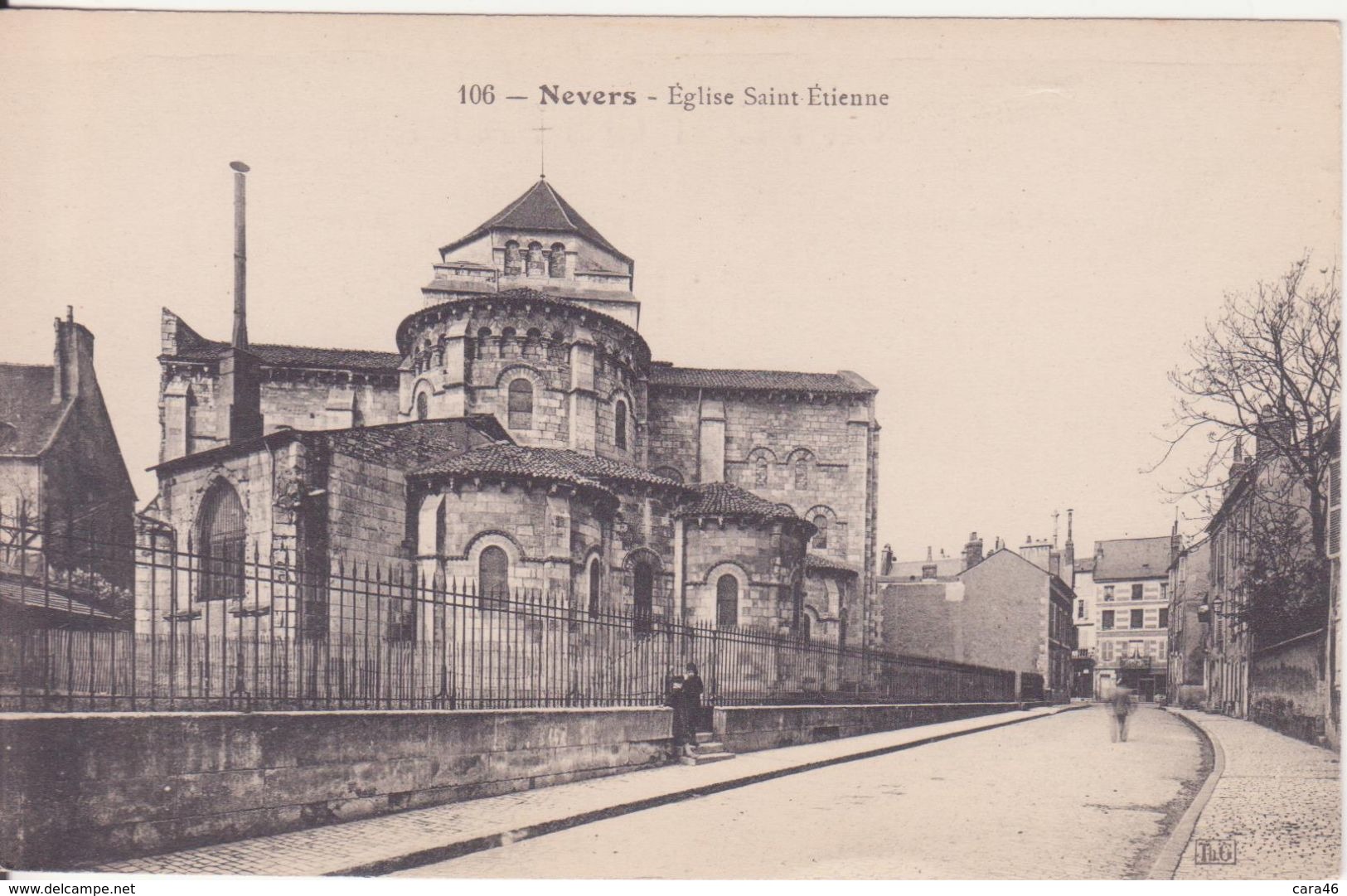 CPA - 106. NEVERS église St étienne - Nevers