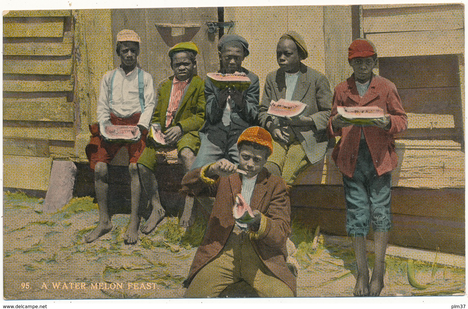 BLACK AMERICANA - A Water Melon Feast - Black Americana