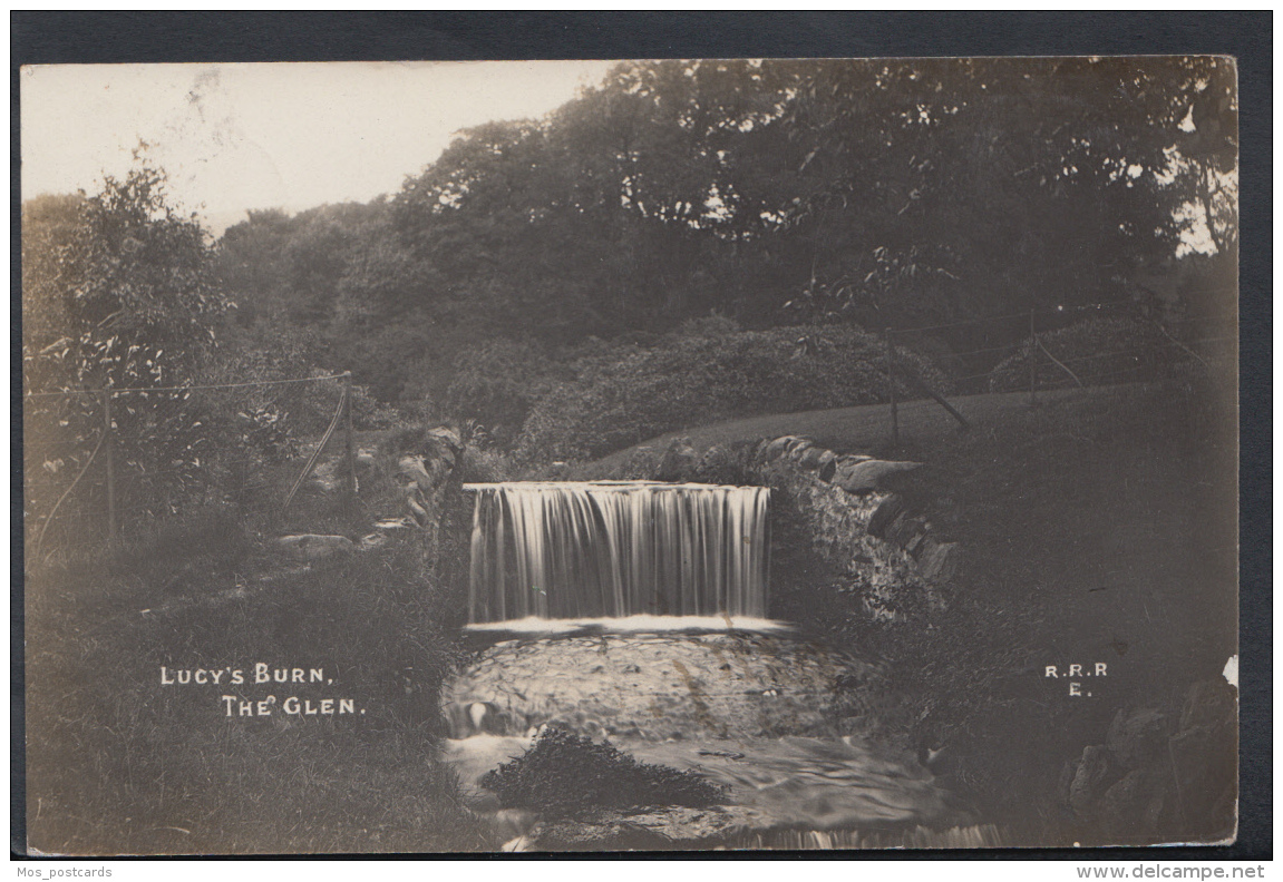 Scotland Postcard - Lucy's Burn - The Glen - Traquair Postmark - Ref.NT51 - Peeblesshire