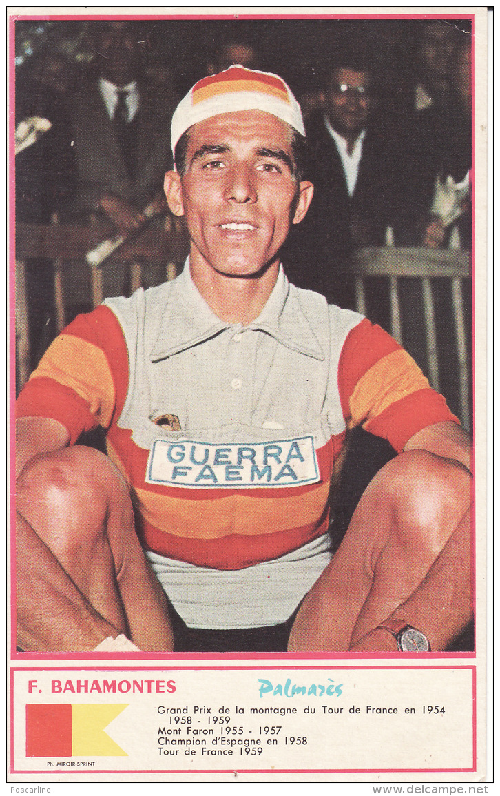 Cyclisme , F Bahamontes , Palmarès, Photo Miroir Sprint - Cyclisme