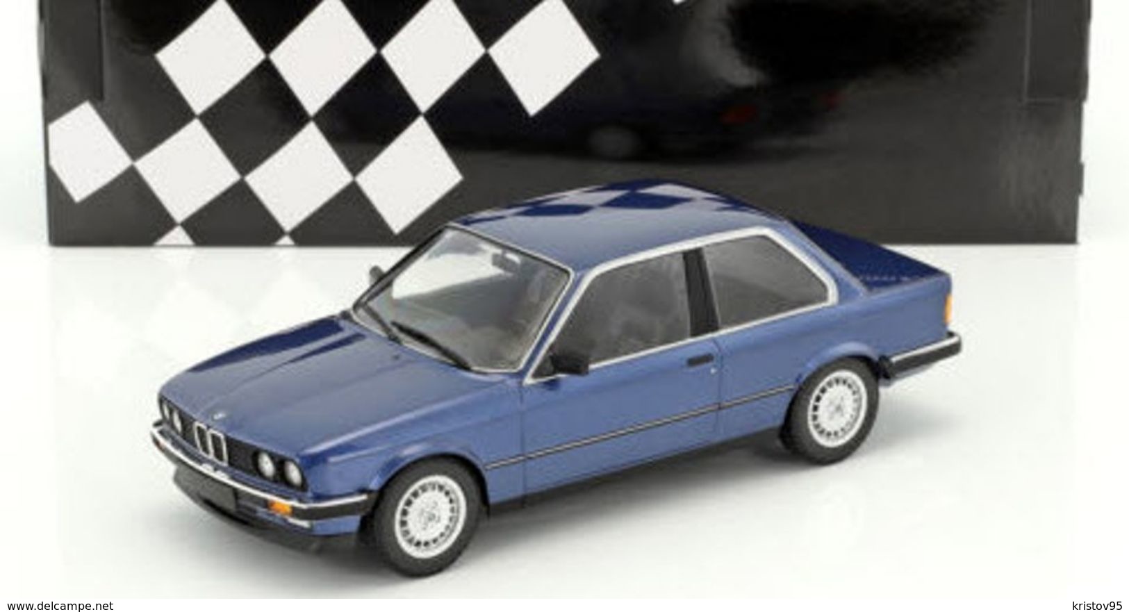 BMW 323I E30 1982 BLUE METALLIC MINICHAMPS 155026002 1/18 BLAU METAL BLUE - Minichamps