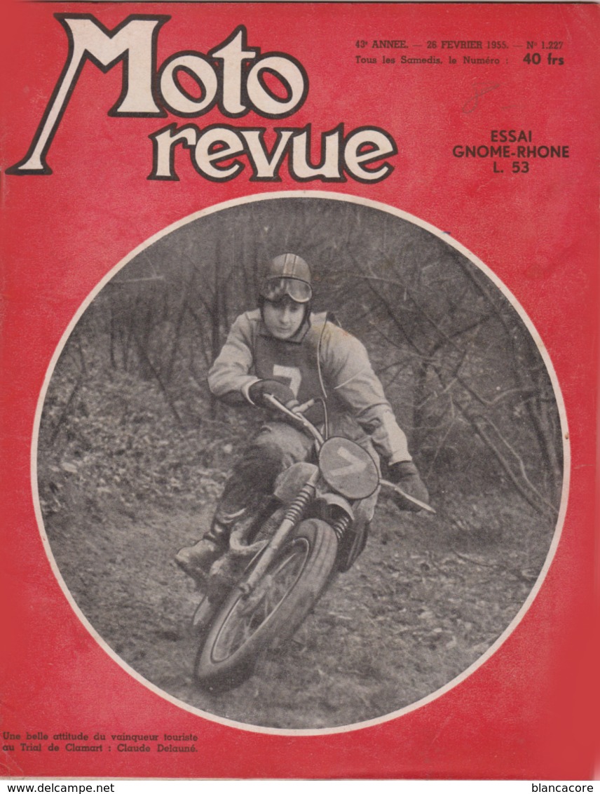 Moto Revue  26 Février 1955 - Moto