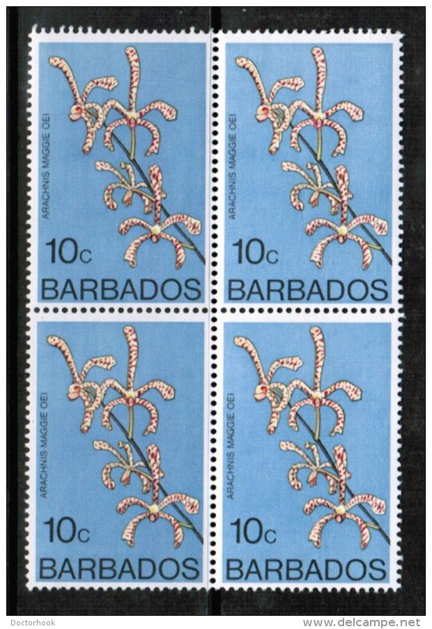 BARBADOS   Scott # 402** VF MINT NH BLOCK Of 4 - Barbados (1966-...)