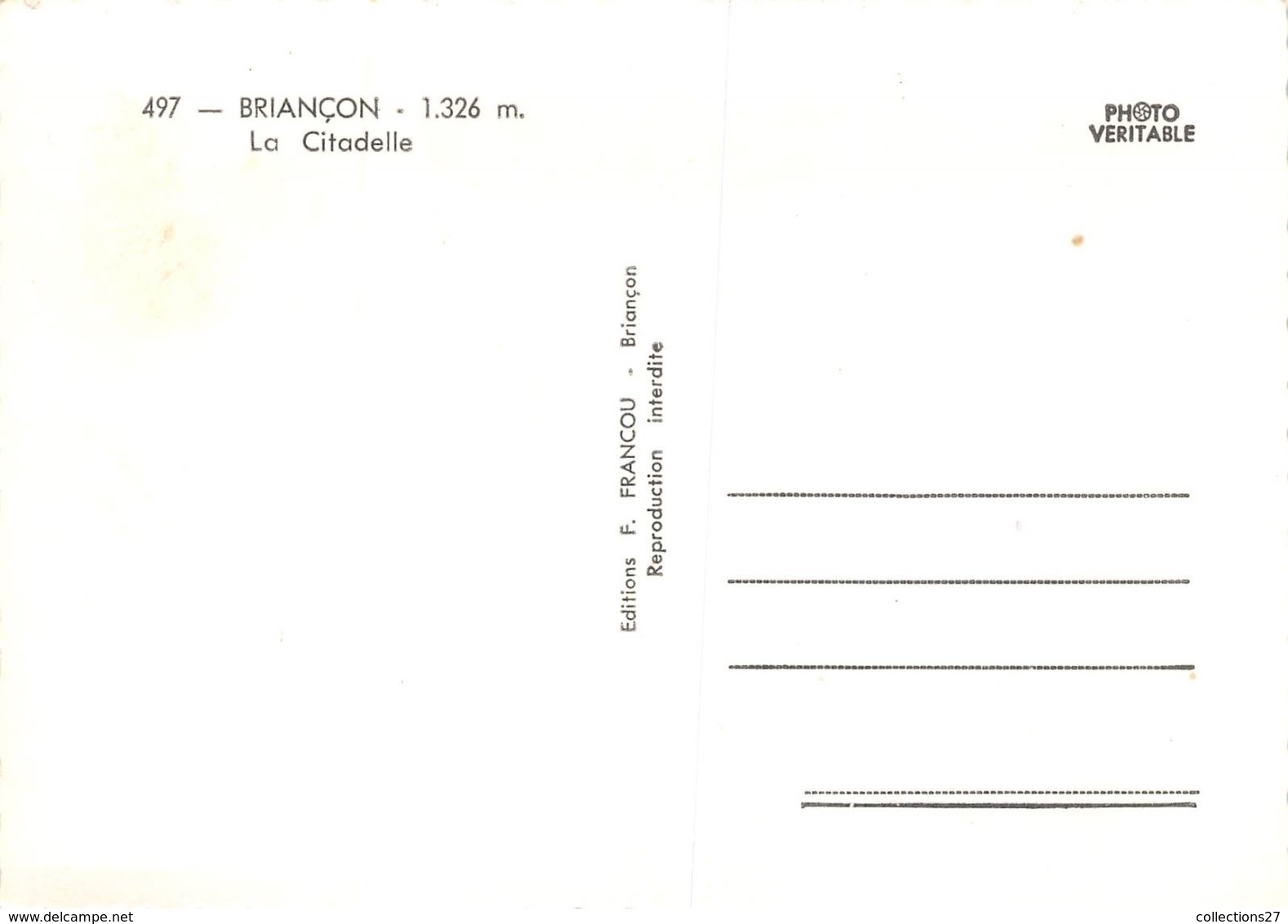 05-BRIANCON- LA CITADELLE - Briancon