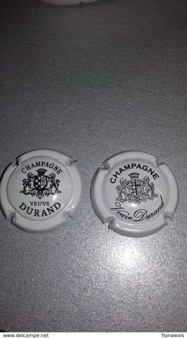 2 CAPSULES CHAMPAGNE  " Veuve Durand " - Durand (Veuve)