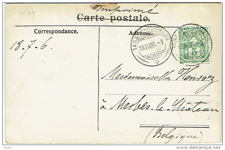 Schweizerische Gebirgspost. Attelage. Poste. - Postal Services