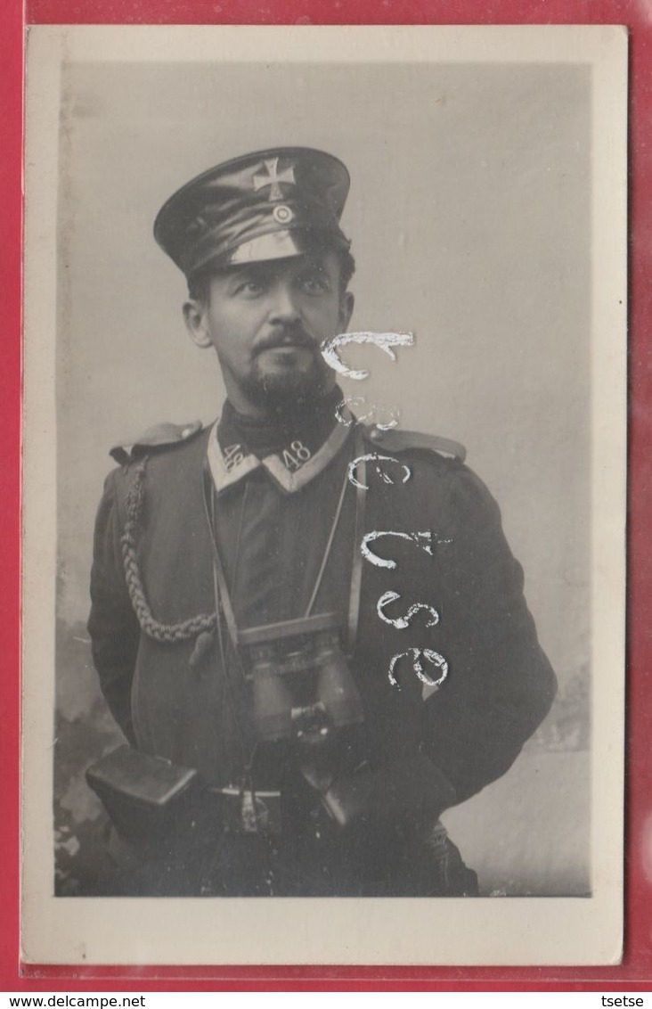 Cerfontaine - Officier Allemand Chez Le Photographe Béchet - Carte Photo - 4 - (voir Verso ) - Cerfontaine