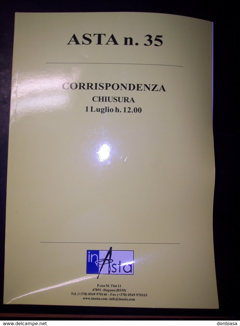 Catalogo Asta Inasta N. 35 - 1 Luglio 2010 (Monete E Cartamoneta) - Livres & Logiciels