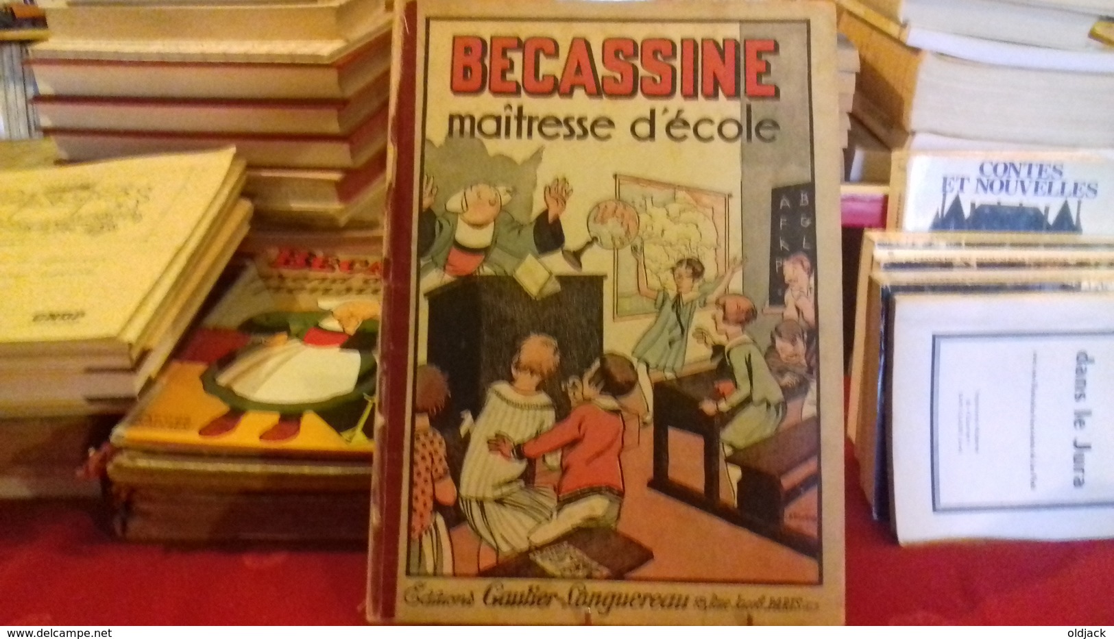 BECASSINE MAITRESSE D'ECOLE.L'ALPHABET DE BECASSINE. REEDITION SOUPLE De 1946 (col8a) - Bécassine