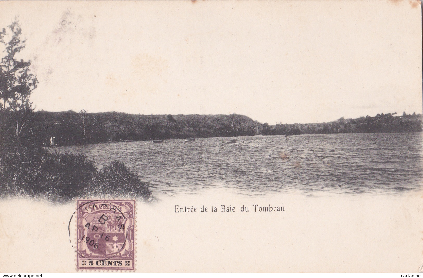 CPA - Maurice / Mauritius - Entrée De La Baie Du Tombeau - 1906 - Maurice