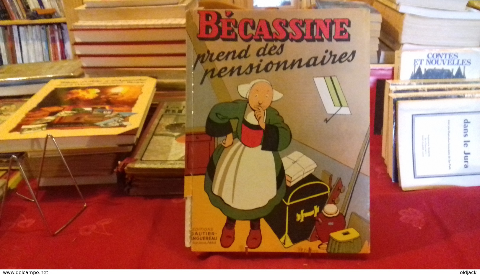 BECASSINE PREND DES PENSIONNAIRES.REEDITION CARTONNEE De 1957 (col8a) - Bécassine