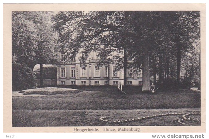 1846112Hoogerheide, Huize Mattenburg (diverse Gebreken Zie Achterkant) - Autres & Non Classés