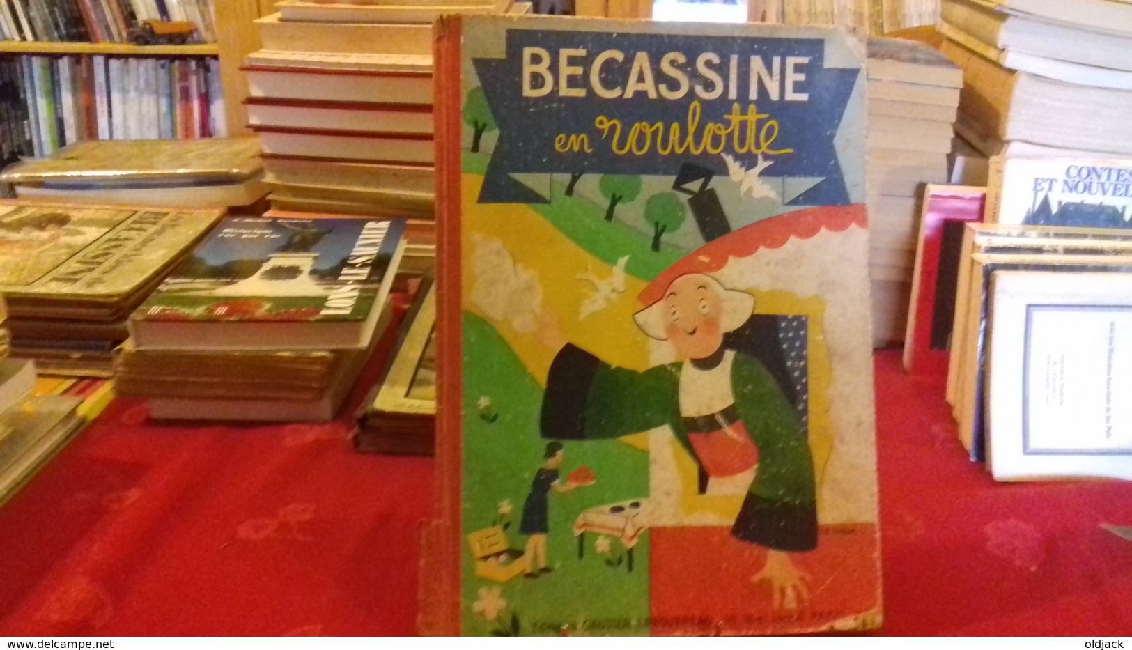 BECASSINE EN ROULOTTE.REEDITION CARTONNEE De 1946 (col8a) - Bécassine