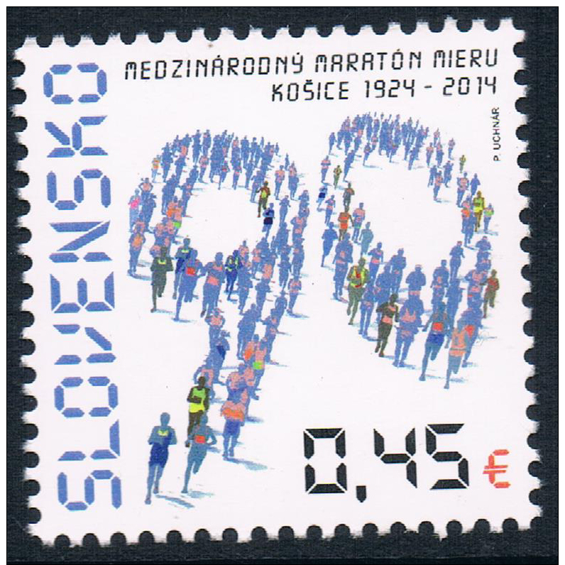 CR0795 Slovakia 2014 Kosice Peace Marathon 90th Anniversary 1 All 0123 - Other & Unclassified