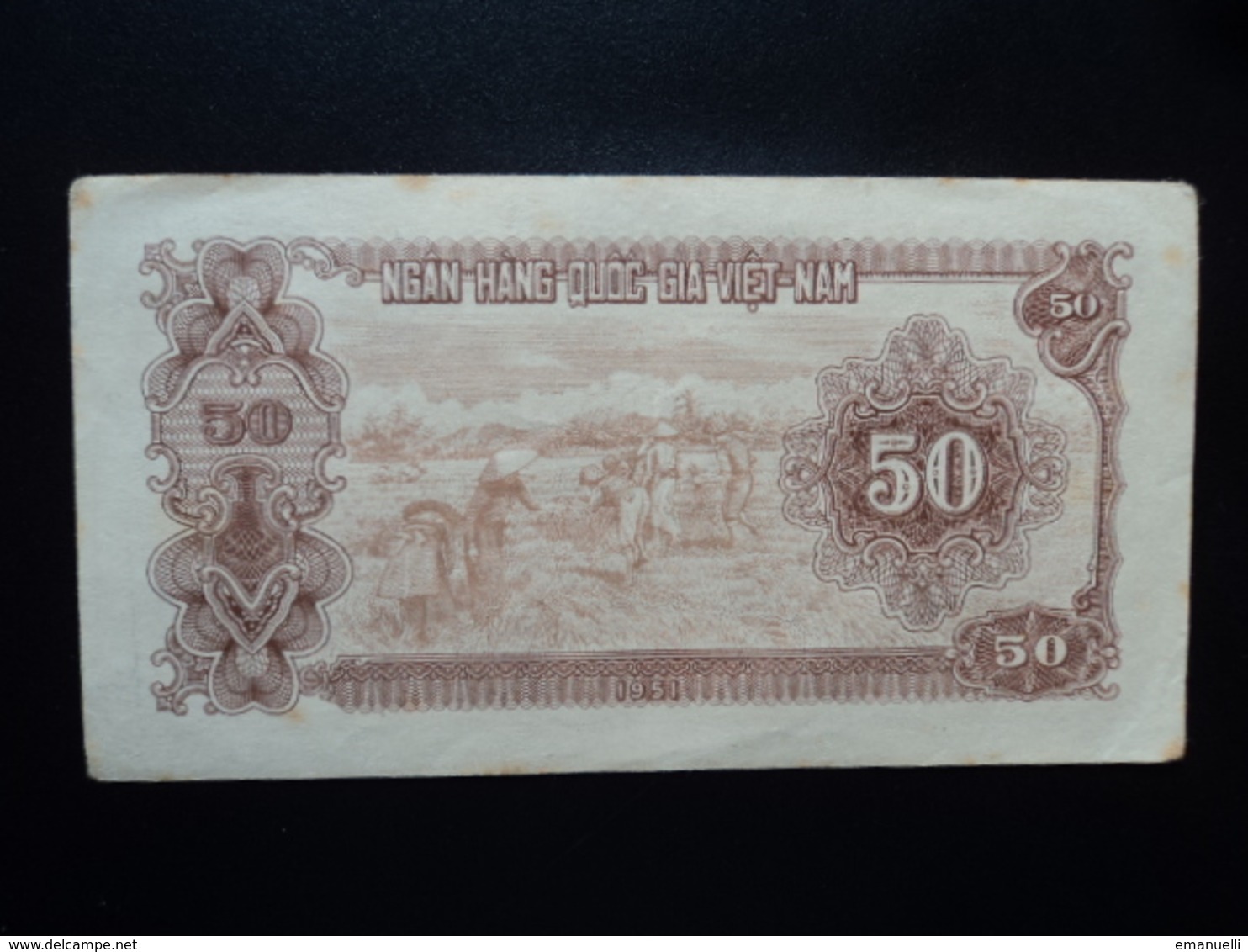 VIETNAM : NORD VIETNAM :  50 DONG   1951   P 61b    TB+ * - Vietnam