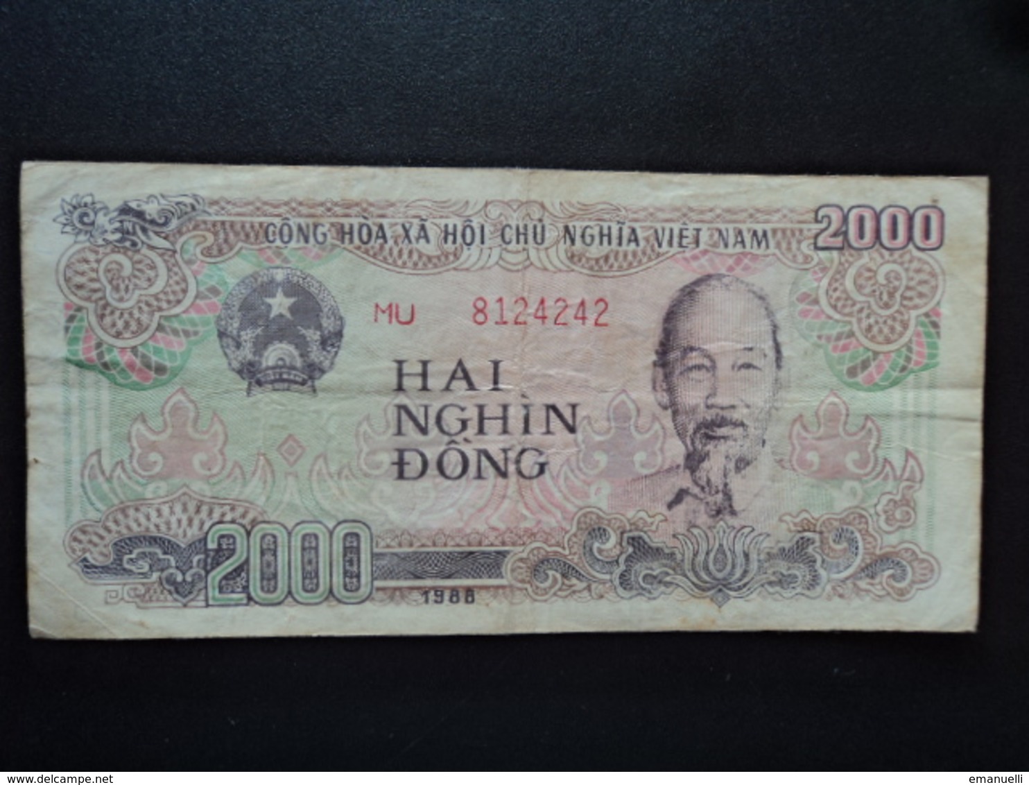 VIETNAM : 2000 DONG   1988   P 107b    TTB - Vietnam