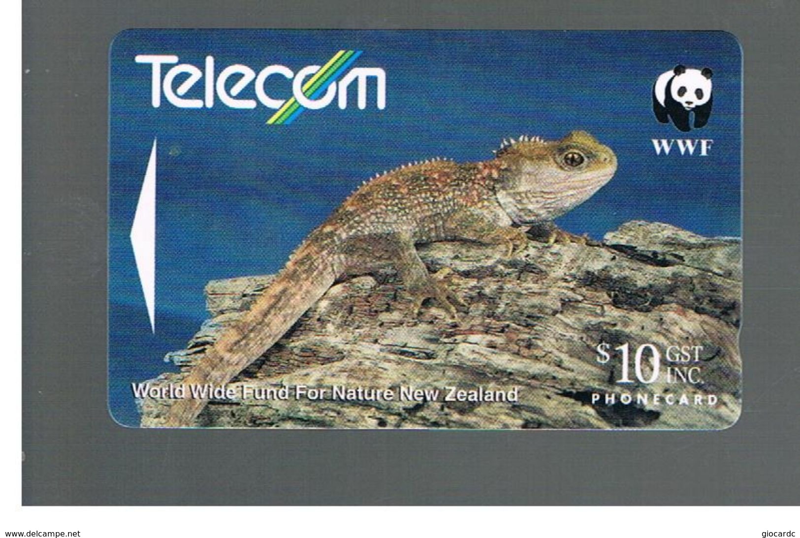 NUOVA ZELANDA - NEW ZEALAND - 1993 WWF: TUATARA   - USED -  RIF. 10396 - Altri & Non Classificati