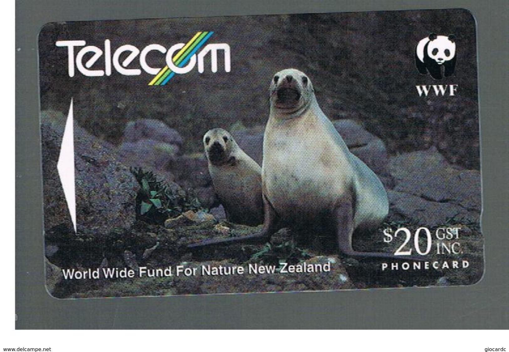 NUOVA ZELANDA - NEW ZEALAND - 1993 WWF: HOOKER' S SEA LION   - USED -  RIF. 10397 - Altri & Non Classificati