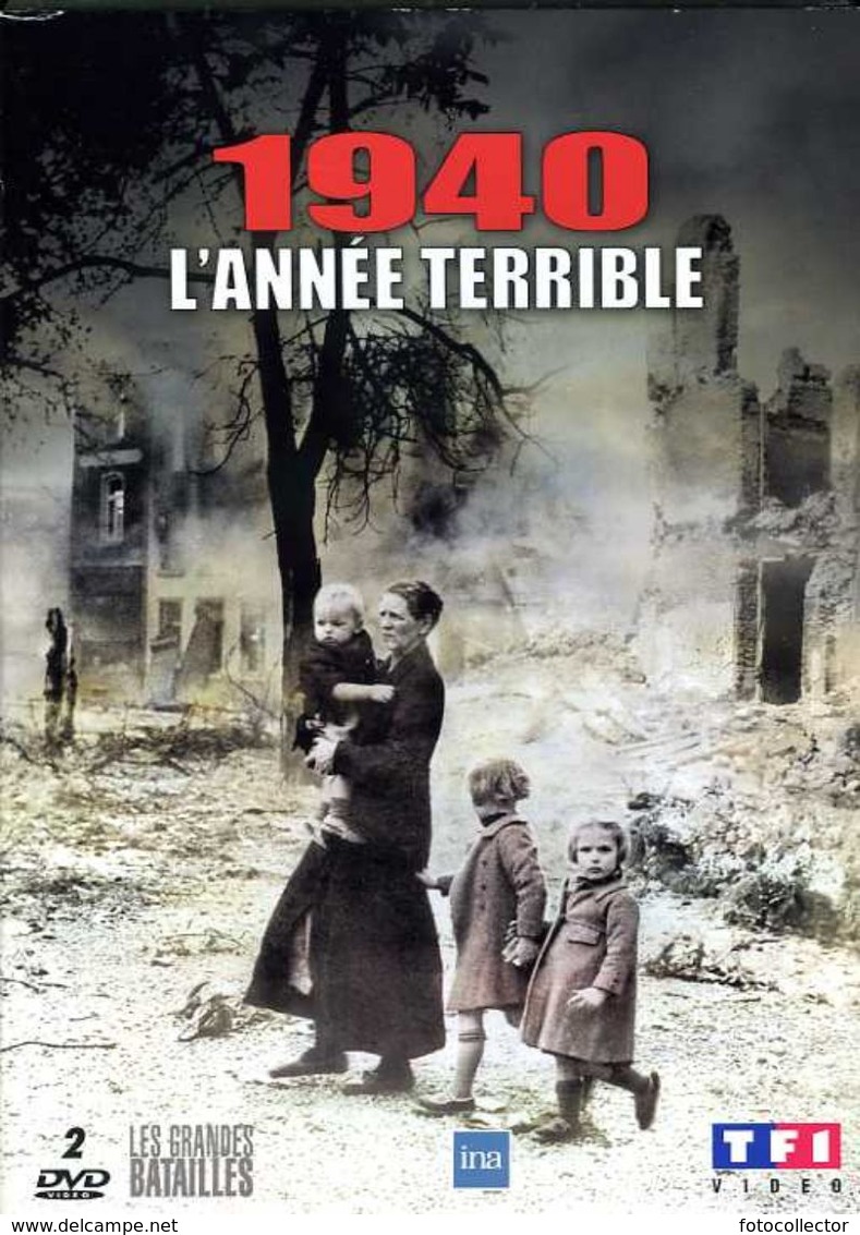 Guerre 39 45 : 1940 L'année Terrible Les Grandes Batailles France (1939) + Angleterre (1940) (2 Dvd) - Histoire