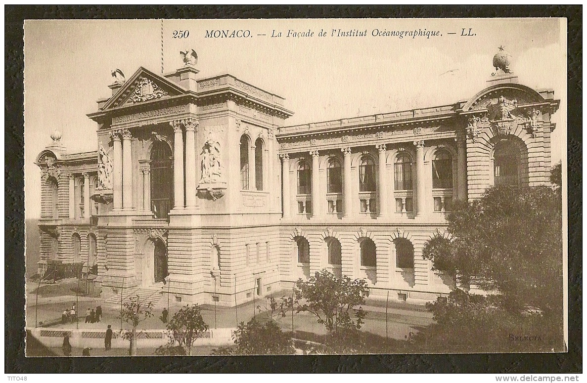 CP-La Façade De L'Institut Océanographique - Monaco - Musée Océanographique