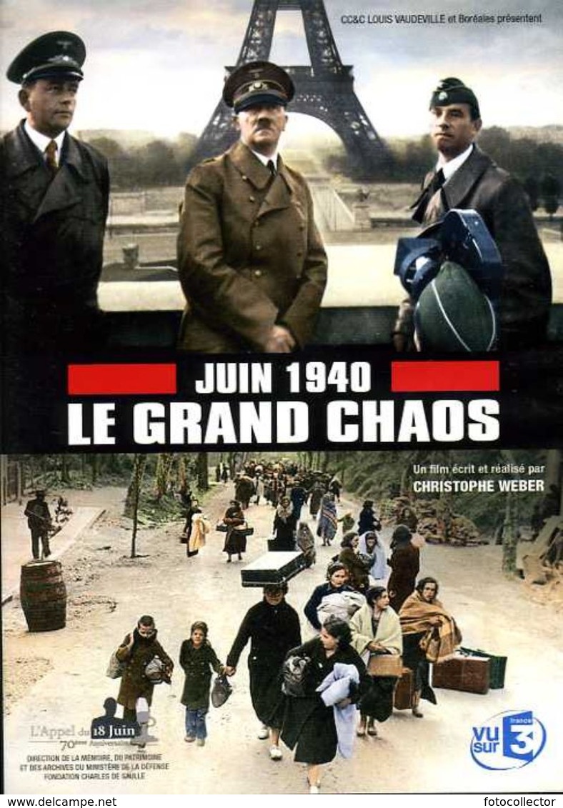 Guerre 39 45 : Juin 1940 Le Grand Chaos (dvd) - Histoire