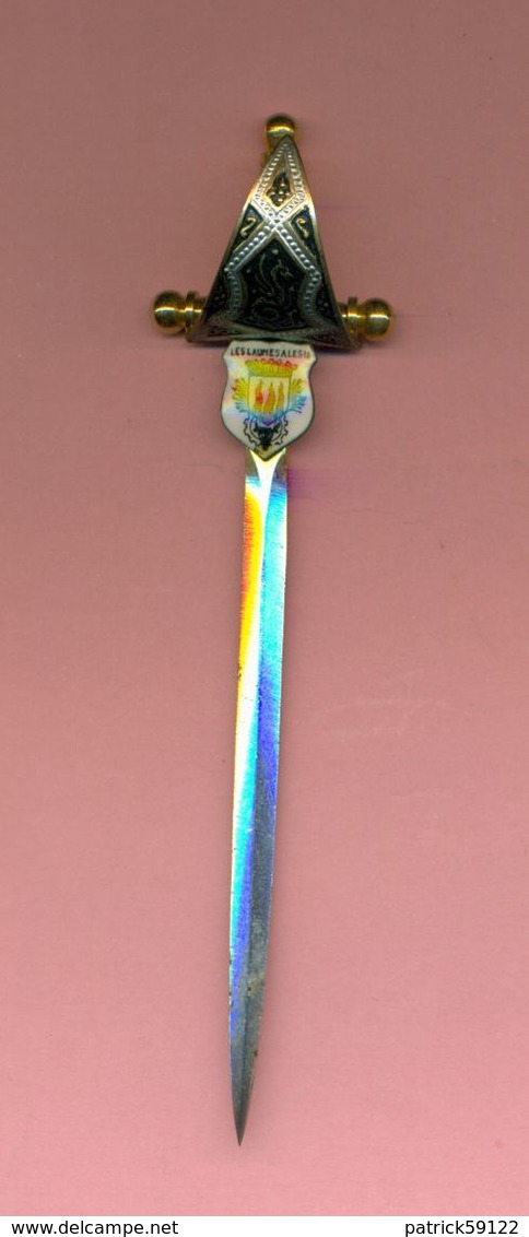 OUVRE LETTRES / COUPE PAPIER - MINI EPEE  : BLASON LES LAUMES ALESIA  - ( - Briefopener