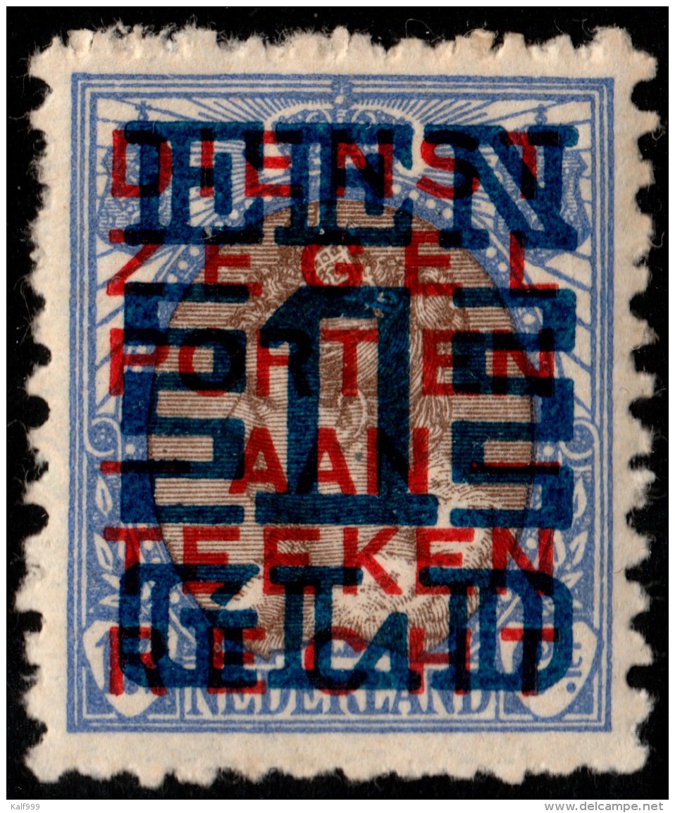~~~ Netherlands 1923 - Overprint  "Opruiming" Perf 11&frac12;x11 - NVPH 133 A * MH  ~~~ - Ongebruikt