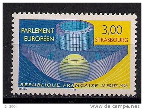 1998 Frankreich France   Yv. 3206  Mi. 3349 **MNH    Europaparlament In Strassburg - Idées Européennes